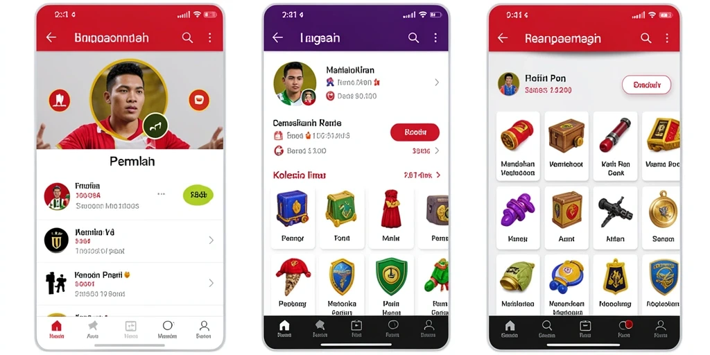 Tampilan antarmuka DEWI11 yang menarik.