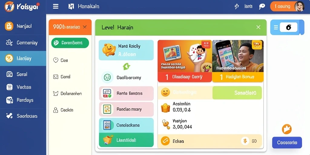 Tampilan antarmuka yang menarik dan user-friendly.