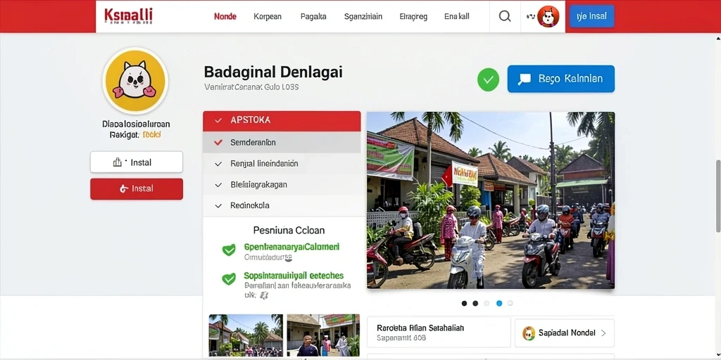 Tangkapan layar menampilkan grafis warna-warni yang memukau.