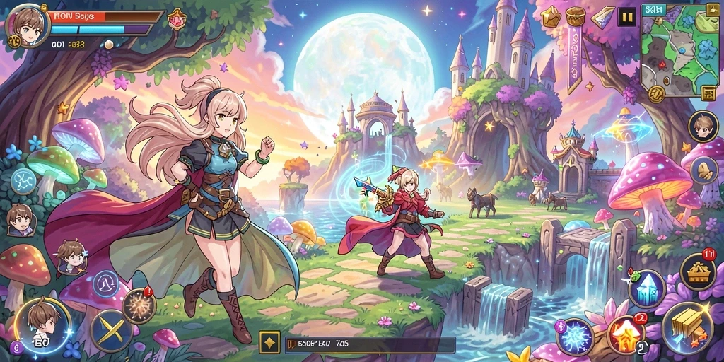 Screenshot menunjukkan aksi seru dalam permainan IDRGAME.