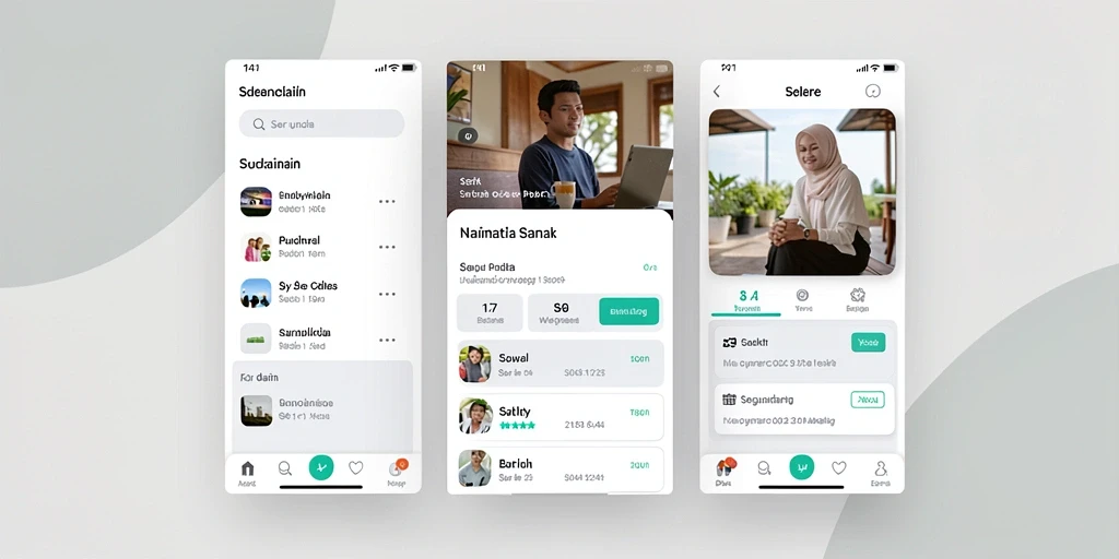 Tampilan awal aplikasi KASTOTO yang menarik.