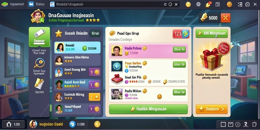 Tampilan antarmuka yang memukau dan mudah dinavigasi.