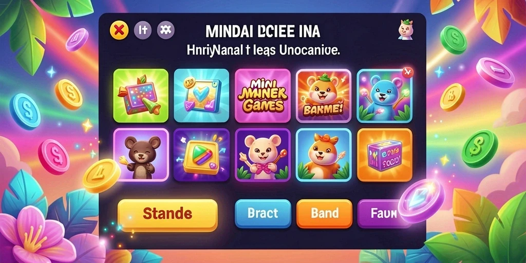 Tampilan karakter yang unik dan menarik.