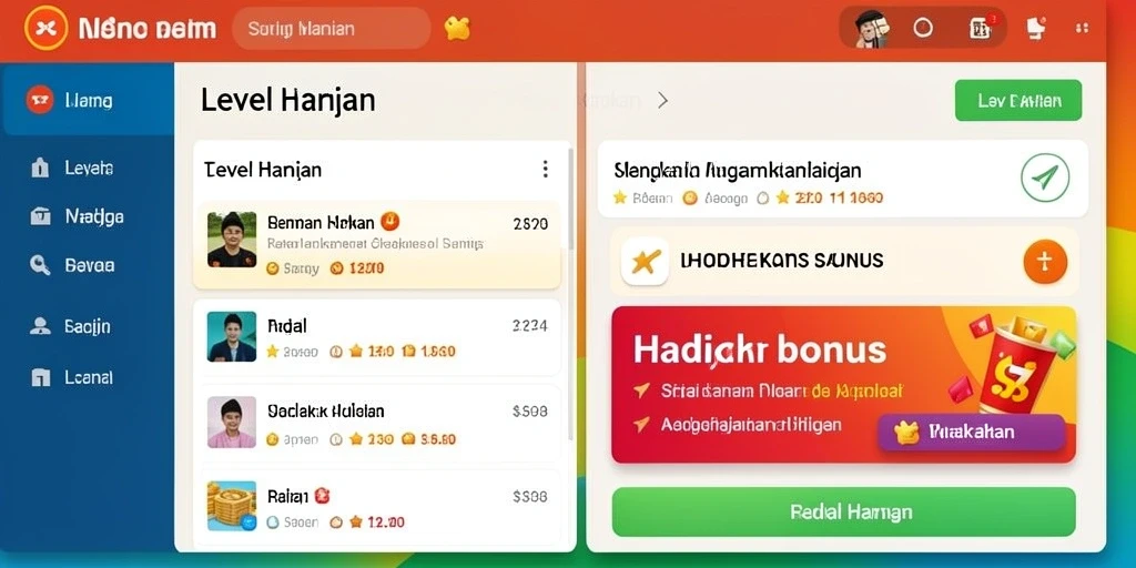 Tangkapan layar menampilkan aksi seru dalam OCATOTO.