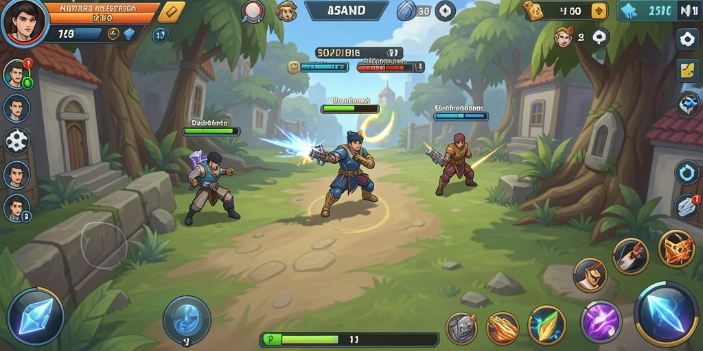 Tangkapan layar menampilkan grafis yang memukau dalam game.